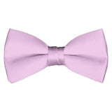 Solid Pre-Tied Light Pink Bow Tie