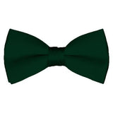 Solid Pre-Tied Green Bow Tie