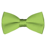 Solid Pre-Tied Pear Green Bow Tie