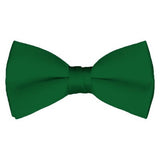 Solid Pre-Tied Kelly Green Bow Tie
