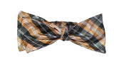 Modern Plaid - Black/Bronze