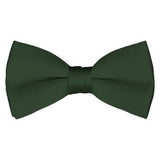 Solid Pre-Tied Hunter Green Bow Tie
