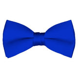 Solid Pre-Tied Royal Blue Bow Tie
