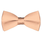 Solid Pre-Tied Light Salmon Bow Tie