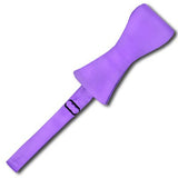 Solid Self-Tie Purple Bow Tie