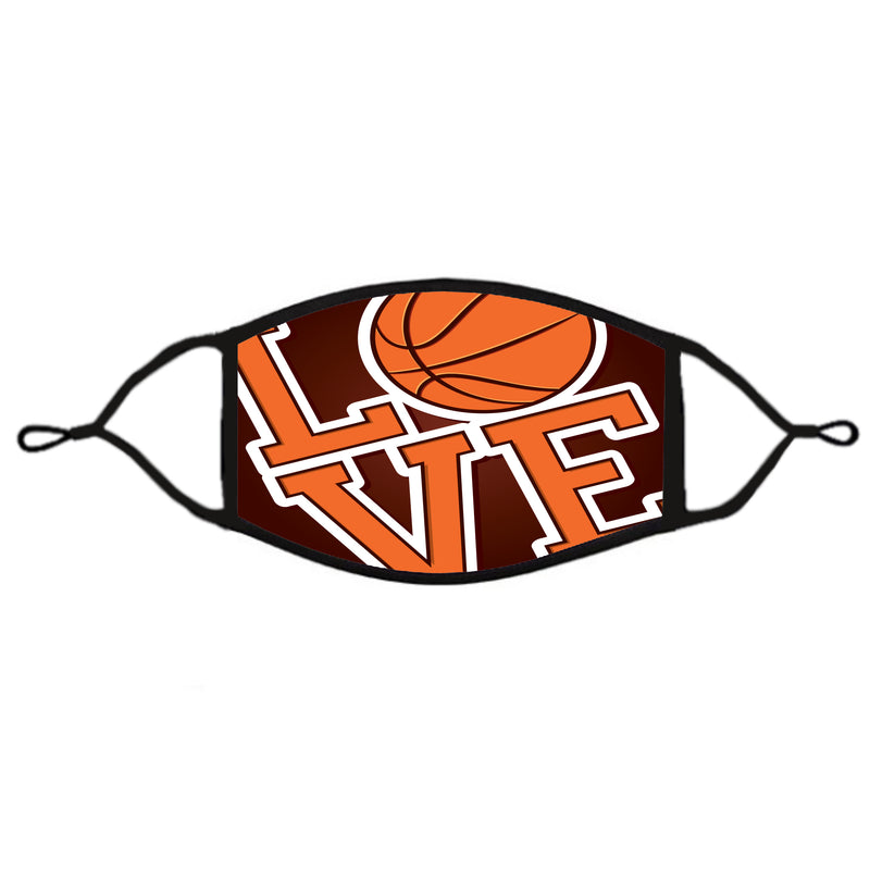 Love Basketball Face Mask