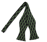 Green Alligator Bow Tie