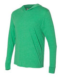 Hooded Green Tri-Blend Weekend Shirt