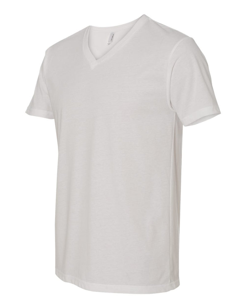 Suede White V Neck Undershirt